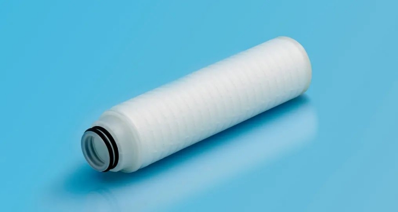 Cartouche filtrante à membrane plissée en PES
